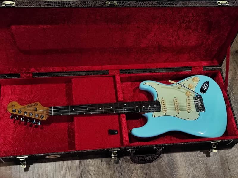 MyDream Partcaster Custom Built - Daphne Blue Hepcat Freeway image 1