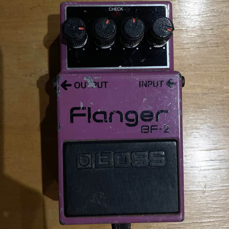 VINTAGE Boss BF-2 Flanger Black Label Made in Japan 1982 | Reverb