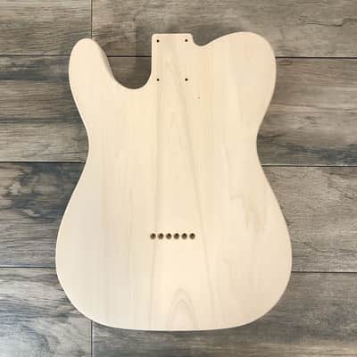 Made to Order - FRANCHIN Raw Mars guitar body without finish Basswood Poplar SS SH Right-hand Left-hand Lefty Telecaster-Tele-T-Style Made in Italy image 6