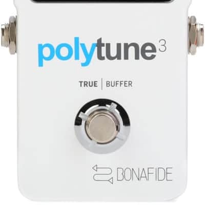 TC Electronic PolyTune 3 Polyphonic LED Guitar Tuner Pedal with Buffer imagen 2