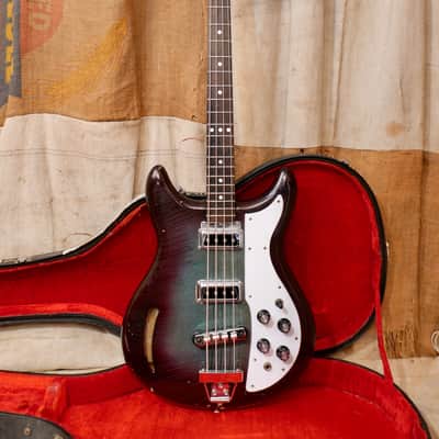 Kustom K-200 Bass Guitar 1969 - Wineburst image 1