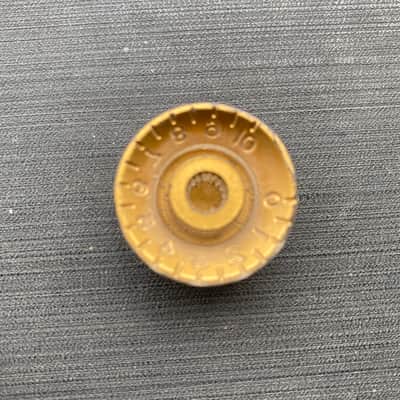 Gibson Notched speed Knob VINTAGE - Gold image 3