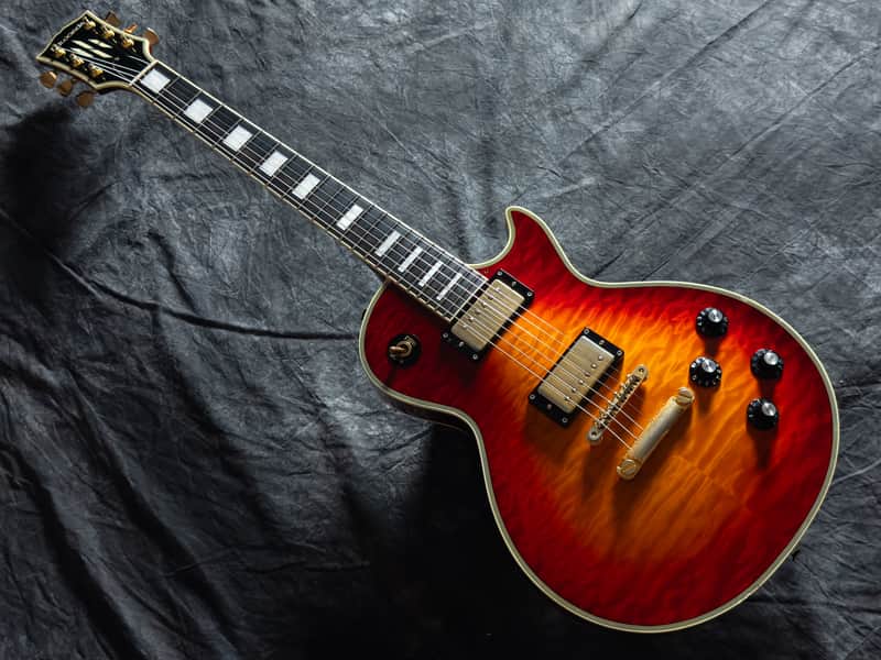 ESP Edwards E-LP-120CD/QM Les Paul Custom 2012 - Cherry Sunburst - VERY GOOD condition image 1