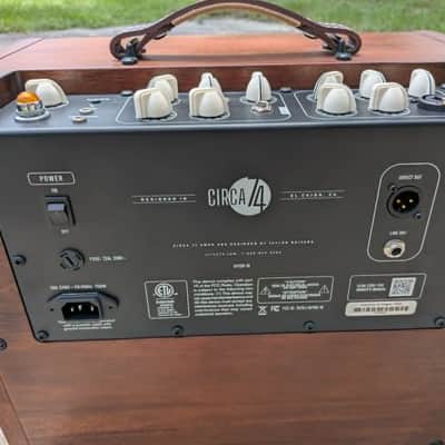 Taylor Circa 74 2-Channel 150-Watt 1x10" Acoustic Guitar / Vocal Combo with Stand 2024 - Present - Natural Mahogany image 7