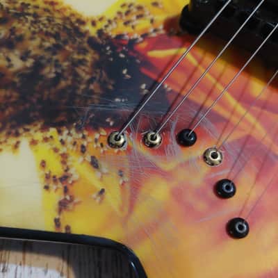 Dean Dave Mustaine Signature Set Neck VMNT End Game Graphic Upgraded Locking Tuners Bone Nut Satin Top image 3