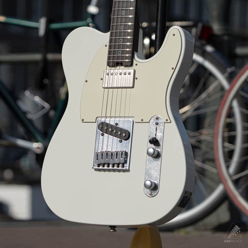 Schecter USA Nick Johnston PT in Aged Nitro Atomic Snow image 1