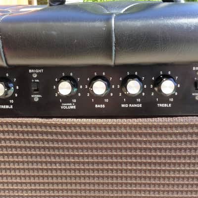 Plush Super 450 Tube Combo Amp 1972 Black Tuck N Roll Kustom Amplifier Twin 2x12 Speakers image 9