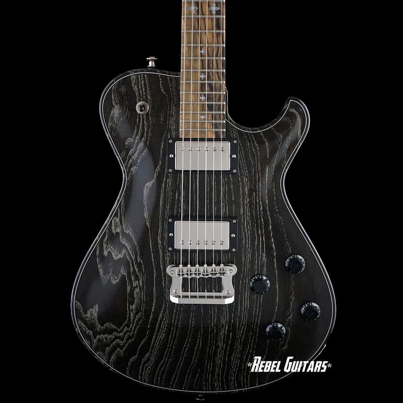Knaggs Guitars Kenai Swamp Ash in Dark Side Drift with Pale Moon Ebony Fretboard & Navajo Sun Inlays image 1