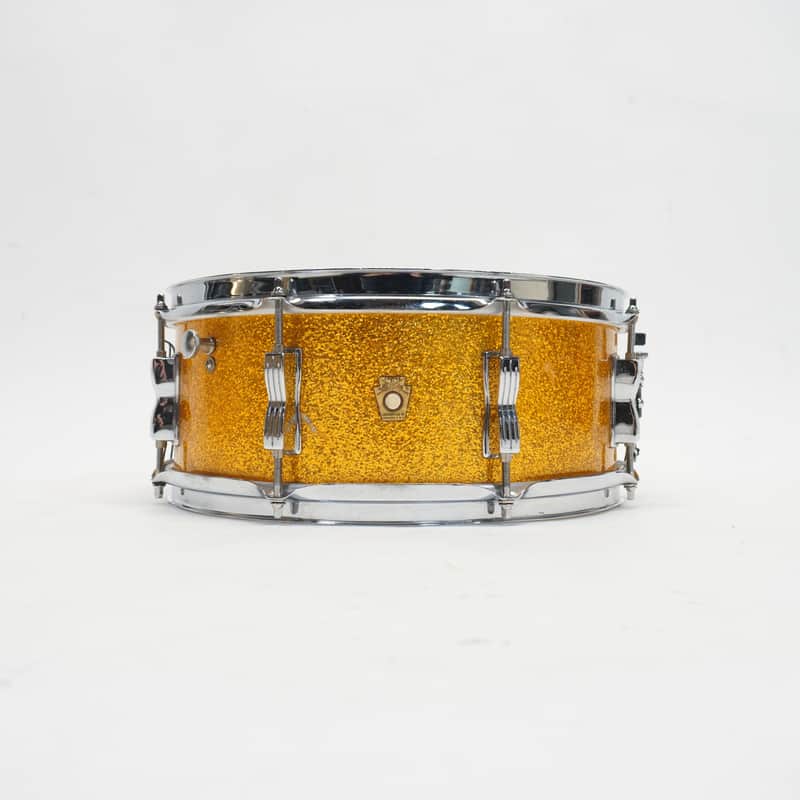 Ludwig 14” x 5.5” Jazz Festival in Gold Sparkle 1966 1966 image 1