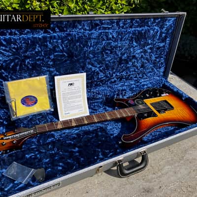 ♚ PRISTINE ♚2022 Rickenbacker 480XC♚TOBACCOGLO♚90th Anniversary♚360♚EBONY♚OHSC♚SAVE ££s image 3