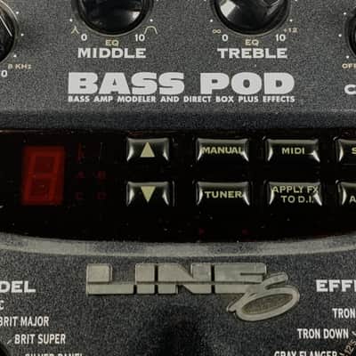 Line 6 Bass POD Multi-Effect and Amp Modeler 2001 - 2003 - Black TGHM image 6