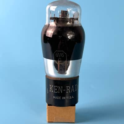 1955 Ken-Rad 6V6GT Vintage Coke Bottle Vacuum Tube! Tests Good! T568 image 1