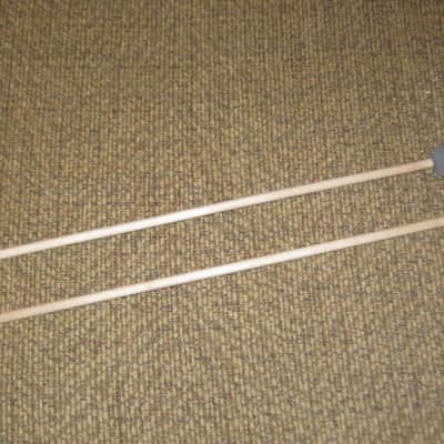 ONE pair new (with packaging) Malletech NR29B Mallets (Xylo / Bell / Miramba Mallets):  Natural Rubber, Hard, 1 & 1/8" Round Dark Grey Heads //  Birch Handles (from around 2019) Made in USA image 15