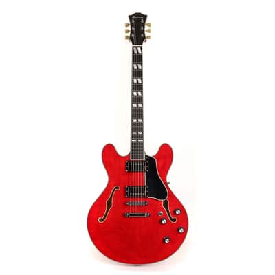 Eastman T486-RD Semi-Hollowbody Red image 2