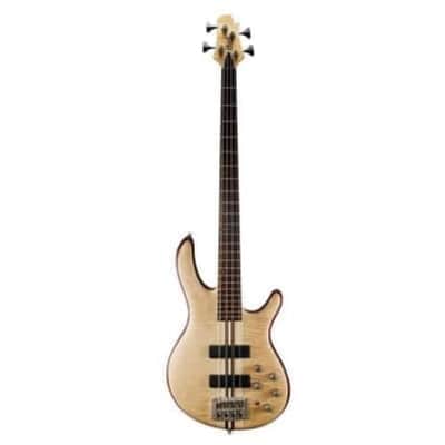 Cort Artisan A4 Plus Neck-Through Electric Bass, Open Pore Natural image 14