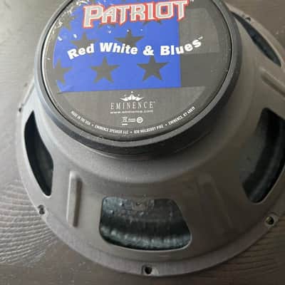Pair of Eminence Red white & Blues 12" 16ohm, 120 watt Guitar speakers. Pair image 3