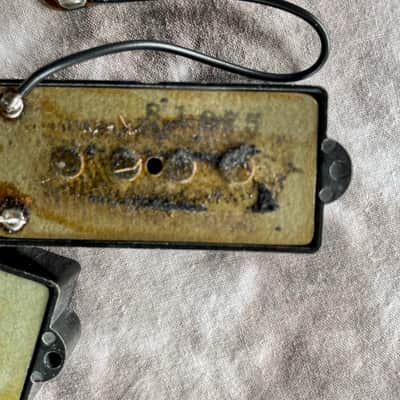 1970s Fender Precision Bass pickup set. Needs repair image 3