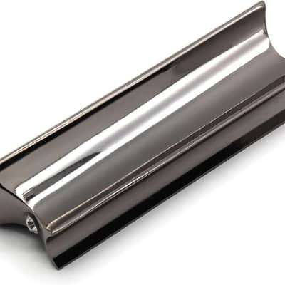Metal Guitar Slide Bar Tone Lap Steel Slide, Black Slide Bar for Dobro Hawaiian Guitar Electric Guitar Dunlop Bass image 1