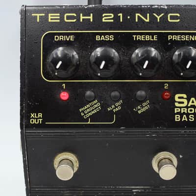 Tech21 SansAmp Programmable Bass Driver DI Made in USA Bass Guitar Effect Pedal 990315 image 3