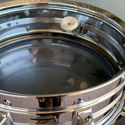 Vintage 60's Rogers Dynasonic 5x14 Snare Drum (Missing Parts) image 9