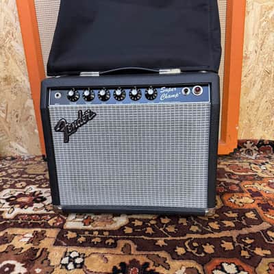 Vintage 1984 Fender Super Champ Blackface Rivera USA Amplifier Combo Cover 1980s