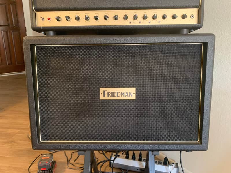 Friedman 212EXT 120-Watt 2x12" Closed-Back Guitar Speaker Cabinet 2014 - Present - Black image 1