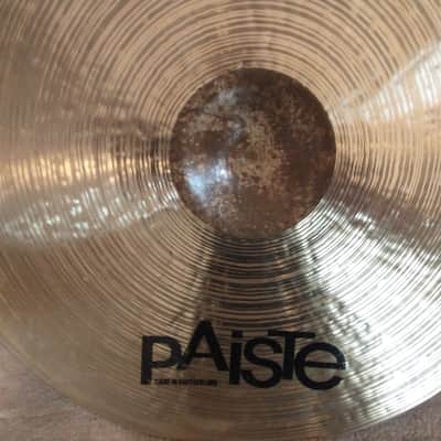 Paiste Twenty series 20 inch ride cymbal raw bell super clean excellent condition! image 6