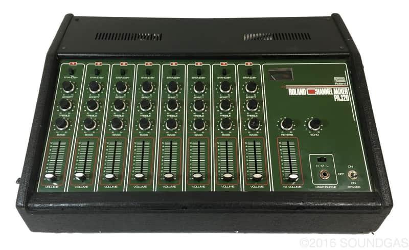 Roland PA.120 8 Channel Mixer with Spring Reverb | Reverb