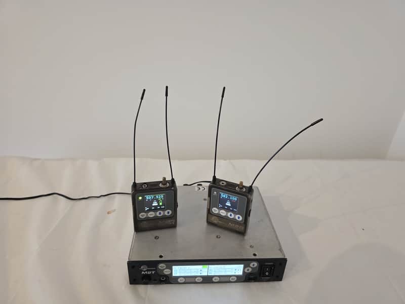 Lectrosonics M2T IEM Digital Half-Rack Transmitter with Dante & Duet IEM Kit with 2X M2R Receivers image 1