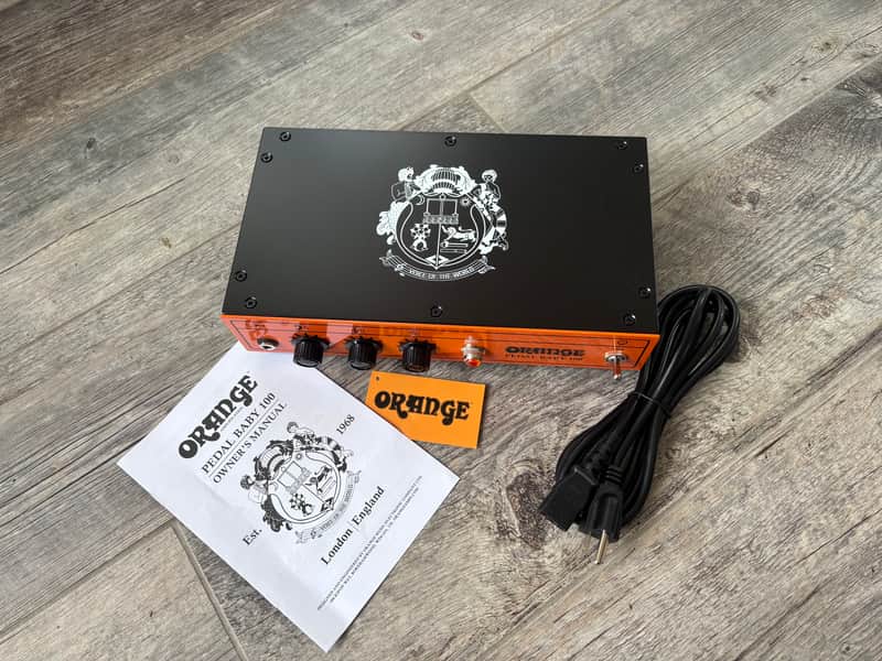 Orange Amplifiers Pedal Baby 100 100-Watt Class A/B Power Amplifier - Box & Manual image 1