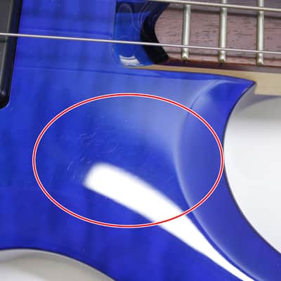 Ibanez BTB400QM-TB Standard 2001 - 2002 - Transparent Blue image 21