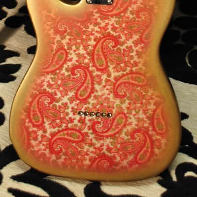 Paisley T  Reborn Old Aged 68-69 Pink Paisley T guitar custom build ORDER YOURS        JVGuitars image 3
