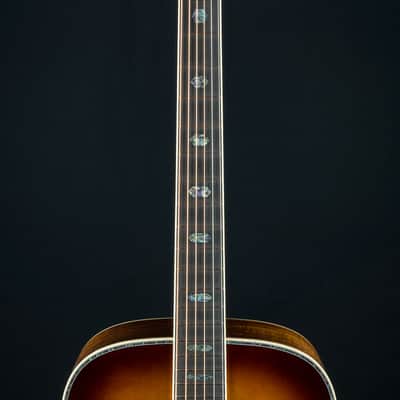 Martin D-41 Custom Premium Flamed Koa and Adirondack Spruce Amber Burst with Paua Pearl NEW image 9