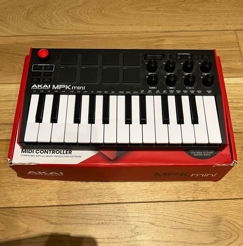 Akai MPK Mini MKIII 25-Key MIDI Controller 2020 - Present - Black image 1