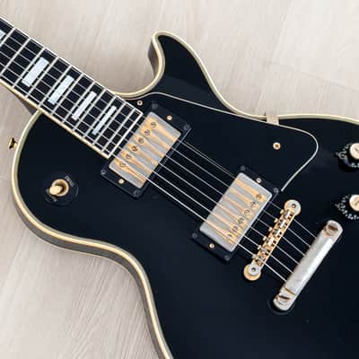1973 Gibson Les Paul Custom Black Beauty Vintage Guitar w/ T Tops, Case image 7