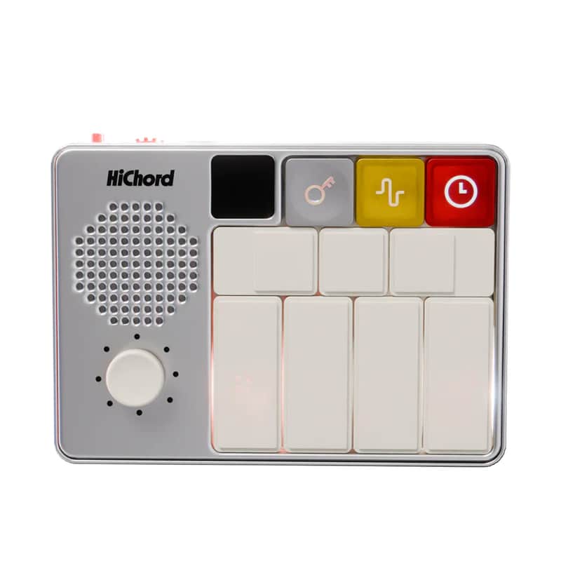 HiChord Pocket Chord Synthesizer Aluminum Edition Silver Anodized