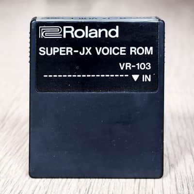 Roland Super JX / JX-10 / MKS-70 // VR-103 SOUND EFFECT Voice ROM cartridge // 80s Very Rare! image 2