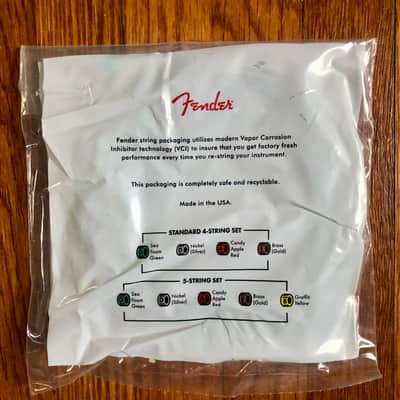 Fender Super 5250 Short Scale Bass Strings 40-95, Nickel-Plated Steel Roundwound, Short Scale, 5250XL .040-.095 Gauges, (4) 2016 image 4