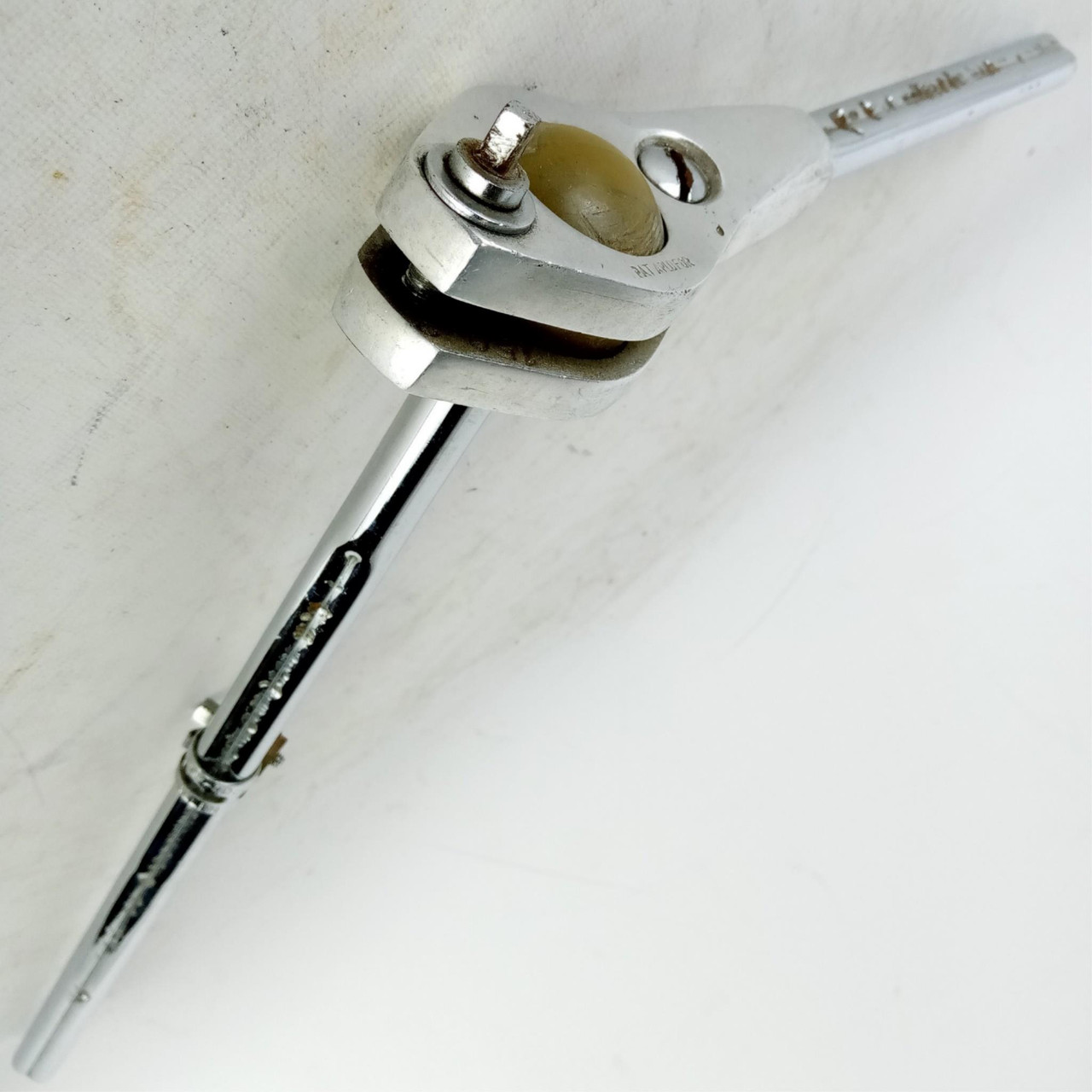 Slingerland Set-O-Matic Single-Tom Drum Arm Post Mount Vintage68-69 Aluminum USA — main photograph