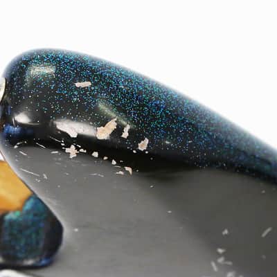 1962 Fender Jaguar - Original Custom Order Blue Sparkle... with BLACK back and pickguard! image 7