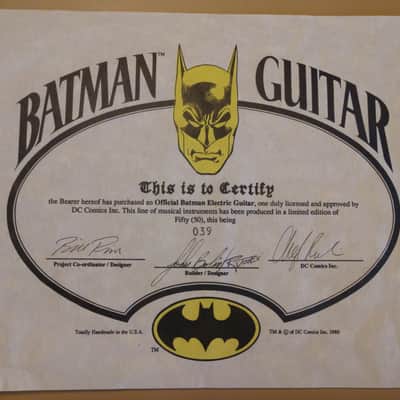 Bolin Batman 50th Anniversary Electric Guitar 1989 image 3