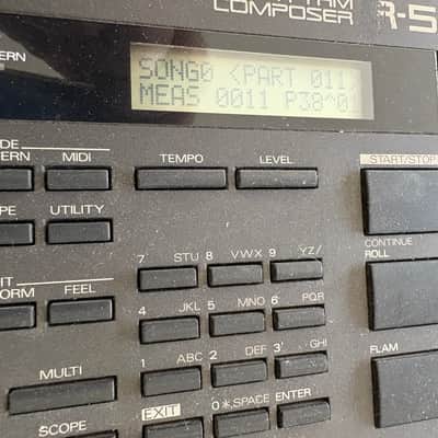 Roland R-5 Human Rhythm Composer 1989 - 1992 - Black image 4