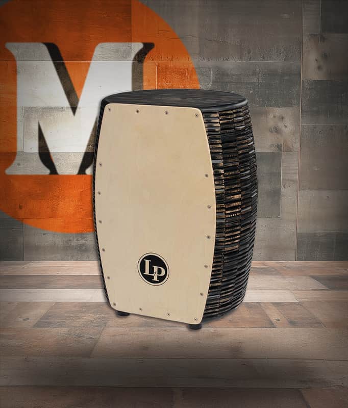 Latin Percussion LP Pedrito Stave Cajon LG D Cut Mango (LP1406-PM) image 1
