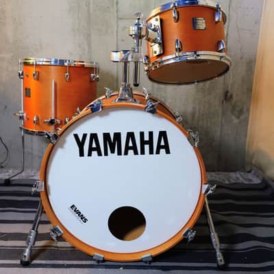 Yamaha Maple Custom Absolute JAPAN drum set 8x12 13x14 16x20 - Vintage natural image 8