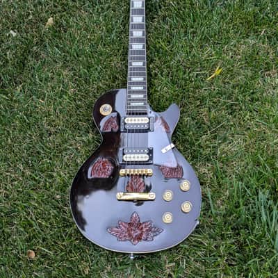 The "Imperial" Custom: Hand-Carved Braganza Single-Cut Electric Guitar. One-of-a-Kind image 16