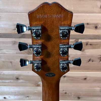 Epiphone Les Paul Custom Figured Electric Guitar - Iguana Burst image 6