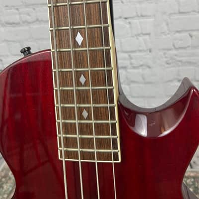 ESP Custom Order Eclipse Bass Late 90's - See-Thru Red image 6