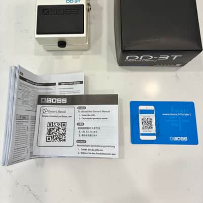 Boss DD-3T Digital Delay 2019 - Present - White - Mint - Full Retail image 1