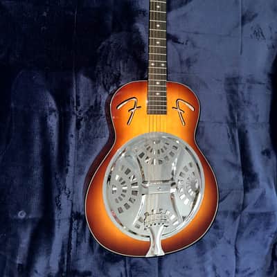 Fender FR-50 Spruce/Mahogany Resonator 2010s - Sunburst image 5