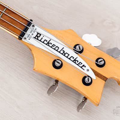 1979 Rickenbacker 4001 Vintage Neck Through Bass Mapleglo, 100% Original w/ Case image 4